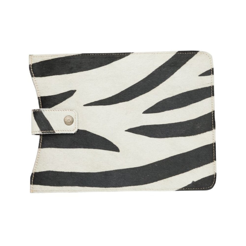 Zebra Print Leather iPad Sleeve – Protective & Stylish Case for iPad Air, iPad 1